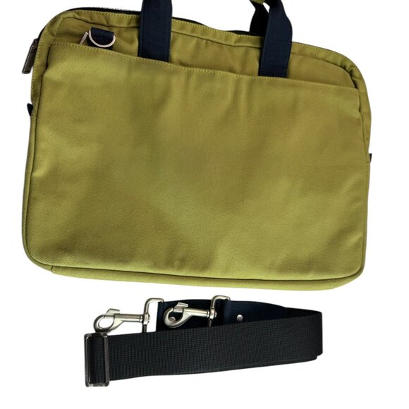 JACK SPADE Greene St. Messenger Bag. Green Canvas, Heavy Industrial. Durable. - Picture 3 of 10